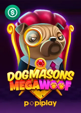 Dogmasons MegaWOOF pokie by Popiplay